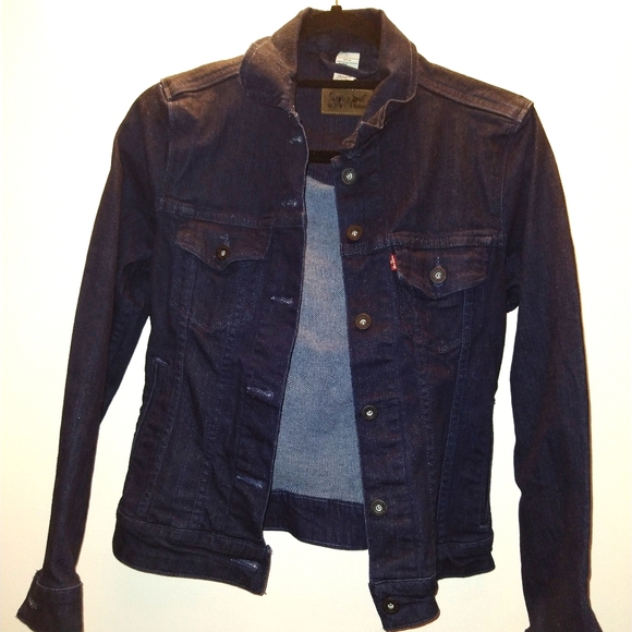Levi's Dark wash denim jacket - Picture 1 of 8